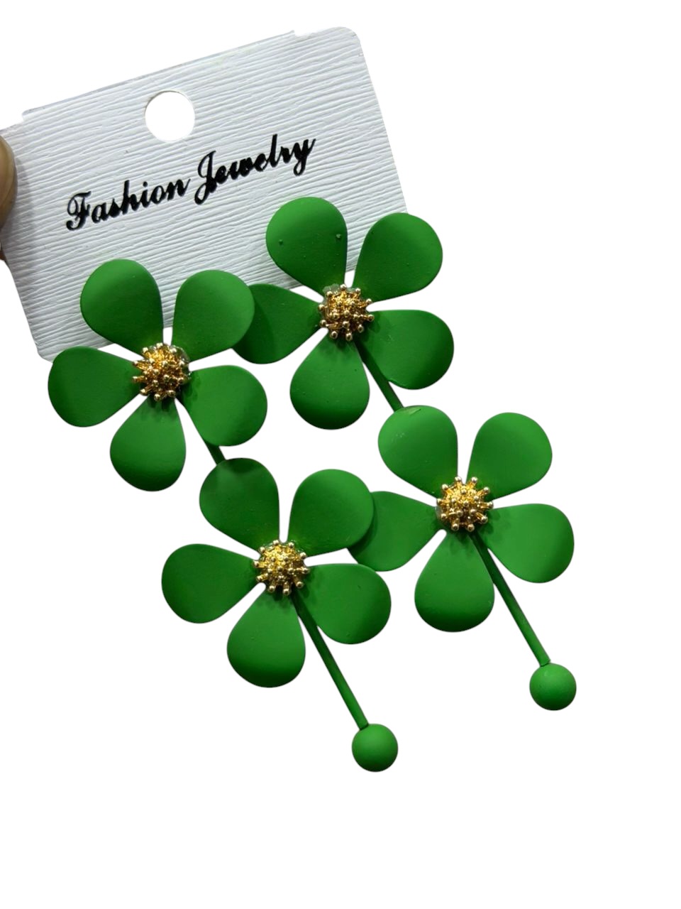 Meadow Bloom Tiered Drop Earrings