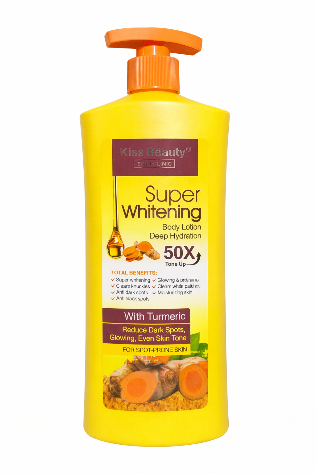 4. Kiss Beauty Super Whitening Body Lotion with Turmeric