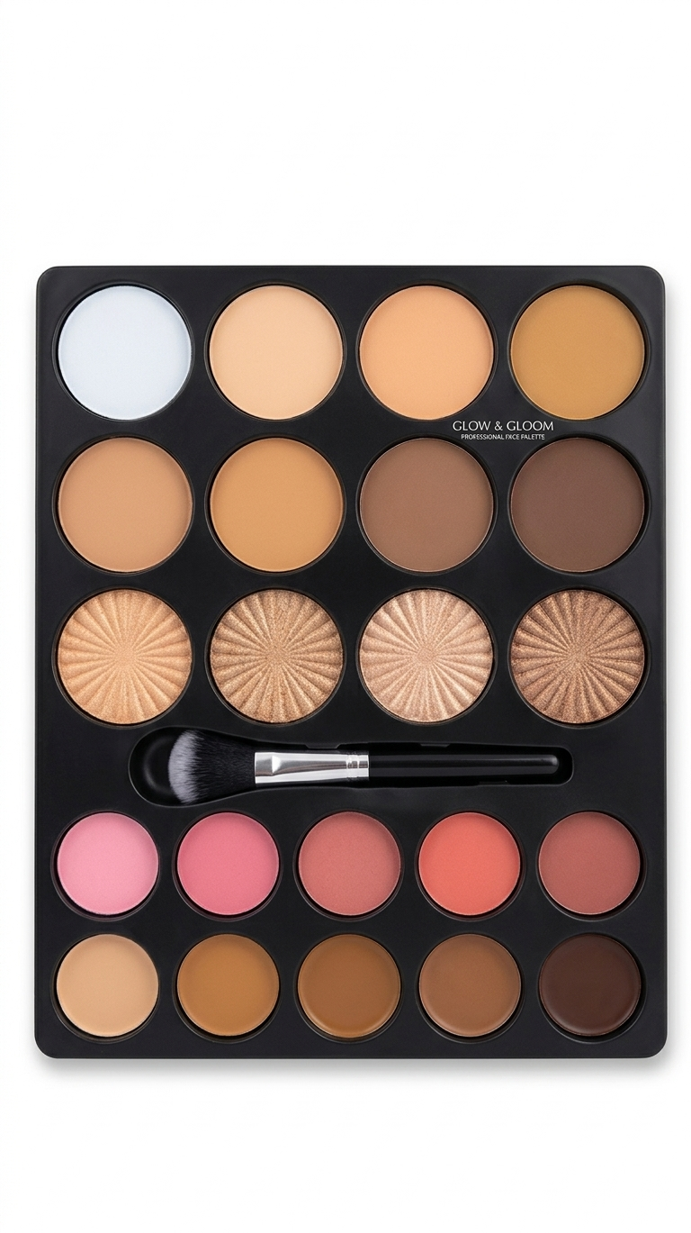 Shade face palette