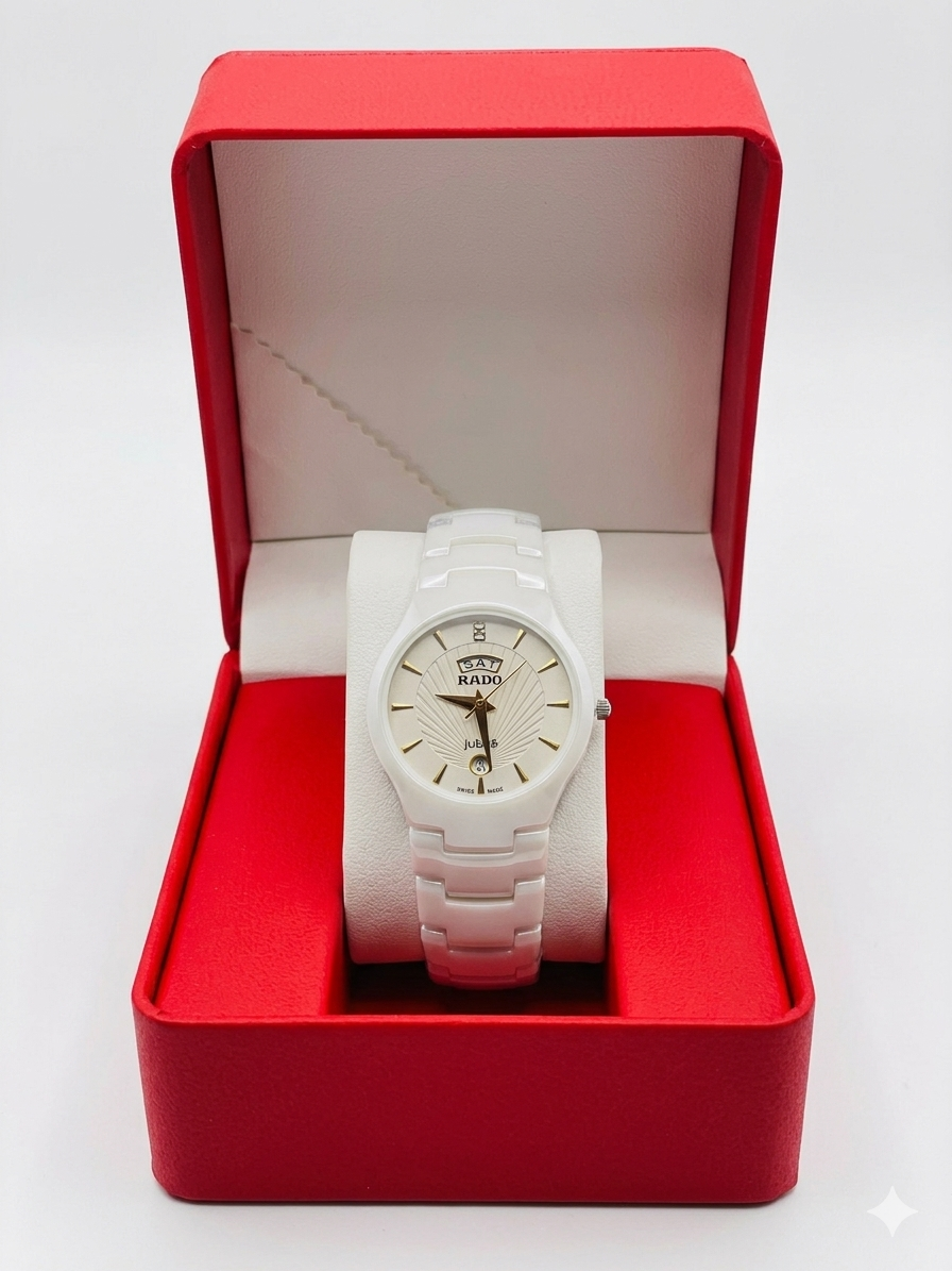 Rado Jubilee White Ceramic Watch