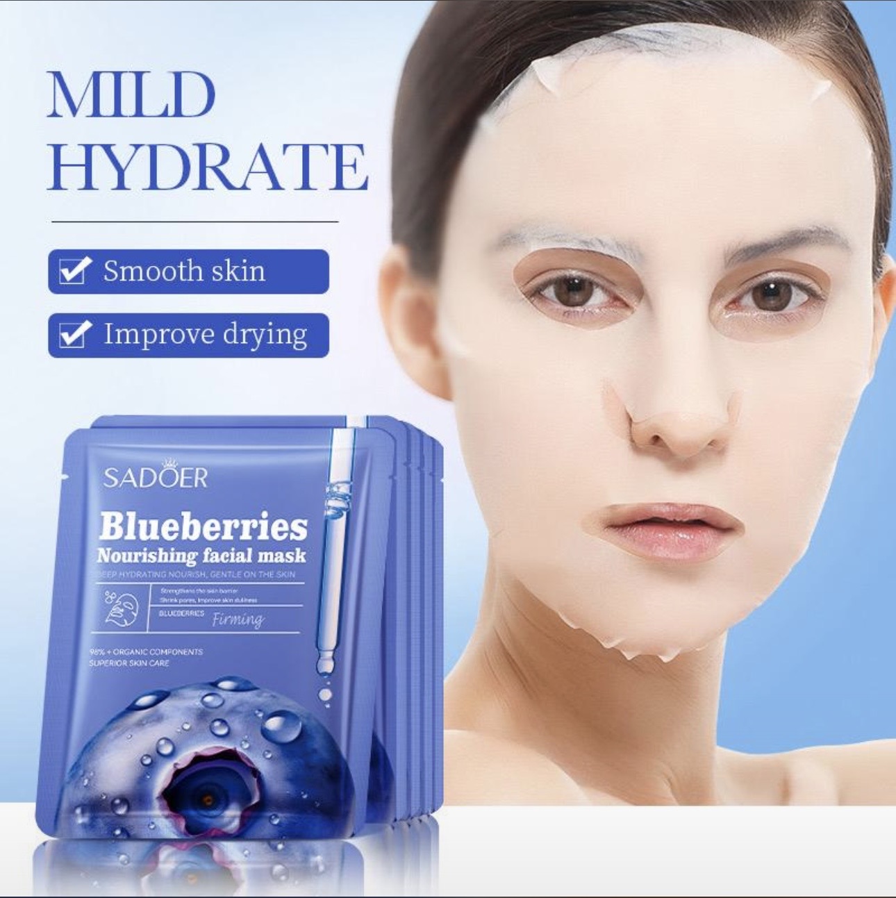 Blueberries Nourishing Facial Mask