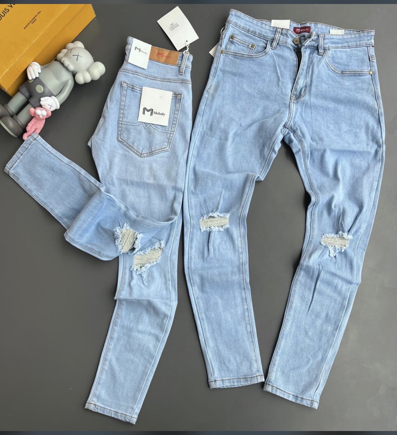 Blue Light Wash Jeans