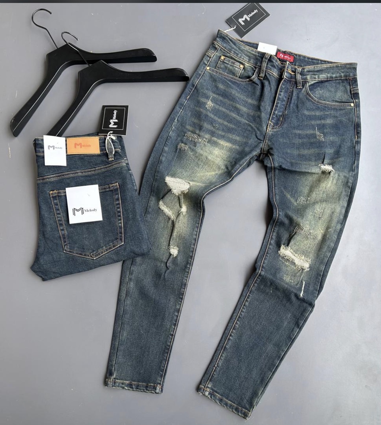 Melody Vintage Tint Ripped Skinny Jeans