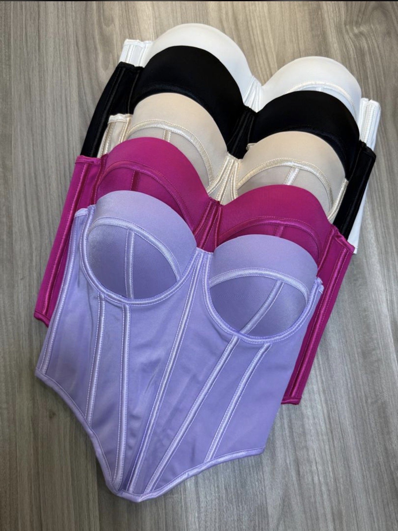 Satin Bustier Corset