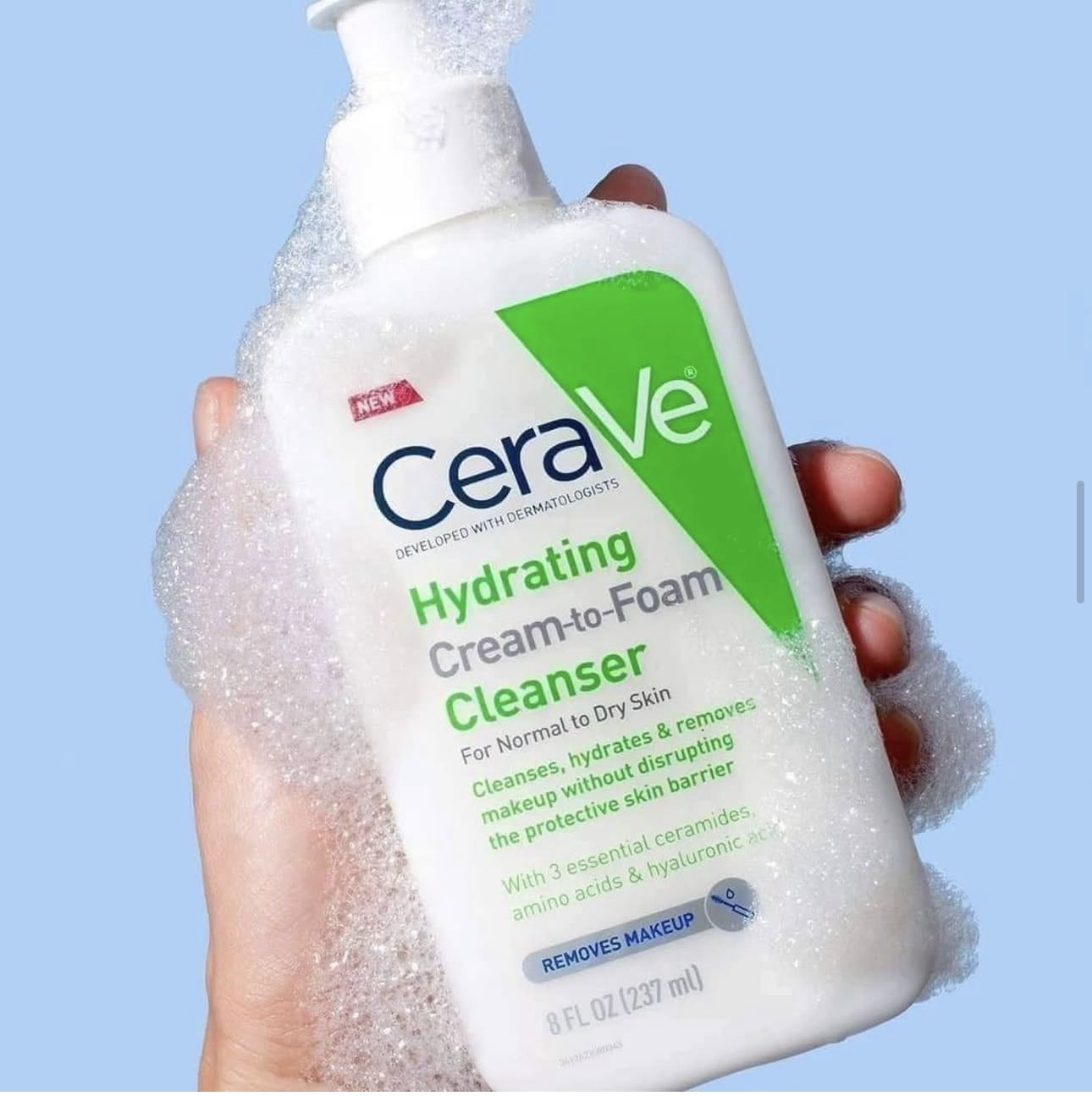 CeraVe Hydrating Cream-to-Foam Cleanser